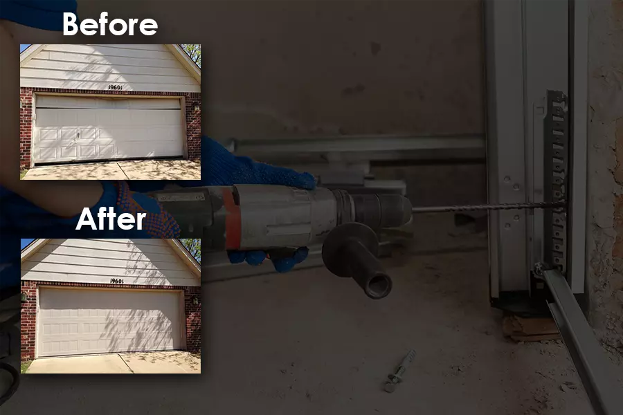 Garage Doors Repair Mesquite TX - Before and After